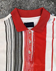 Carlo Colucci Polo Shirt mit Streifen